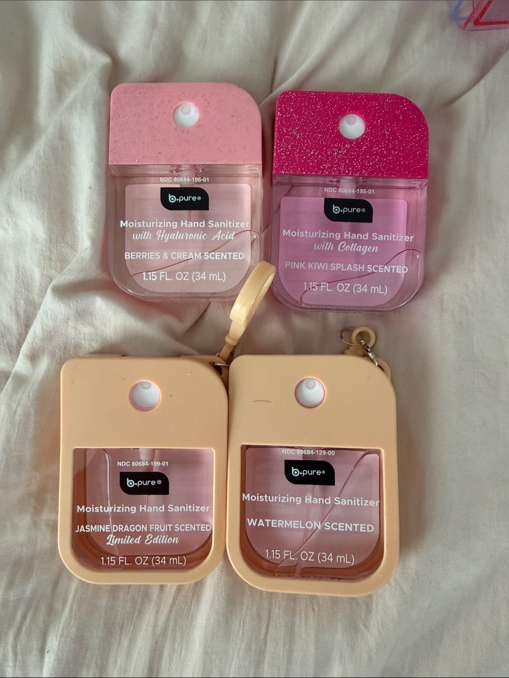 NEW hand sanitizers